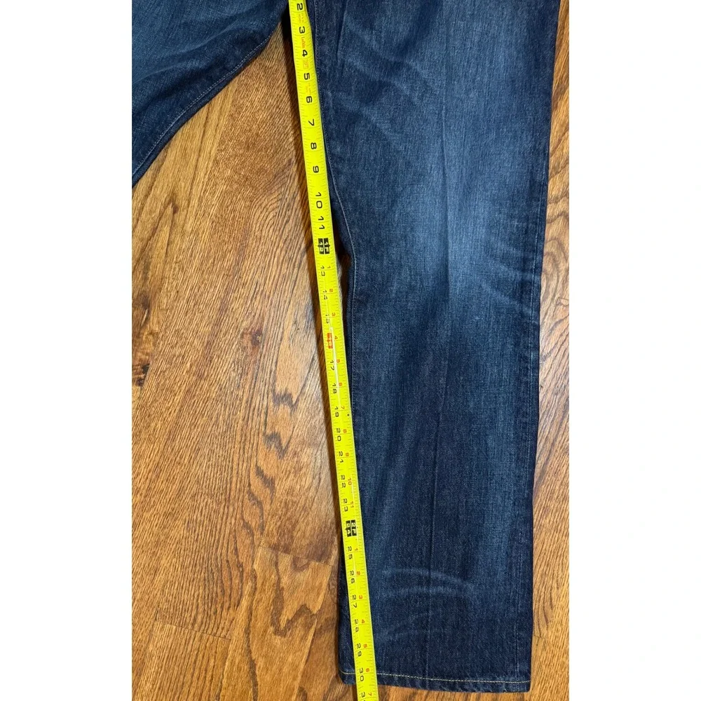 Polo Ralph Lauren Mens‎ Dark Wash Straight Leg Jeans Blue Denim 36x30